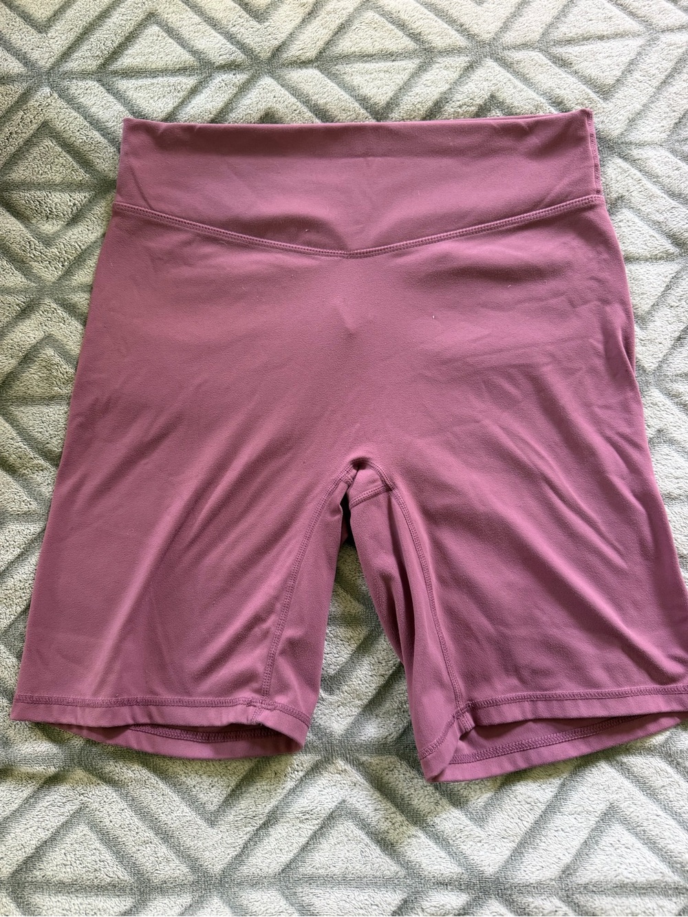 Balance Athletica Mauve High-Rise Bike Shorts